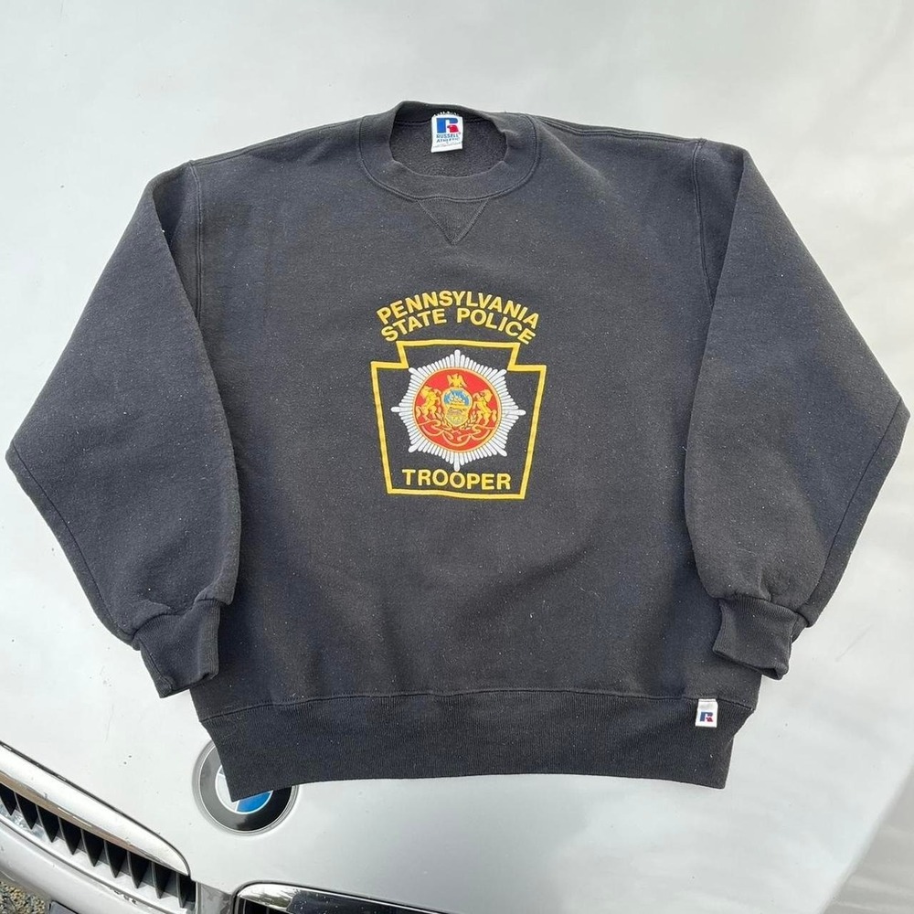 Vintage made in USA Russell Athletic Pennsylvania State Police Trooper crewneck